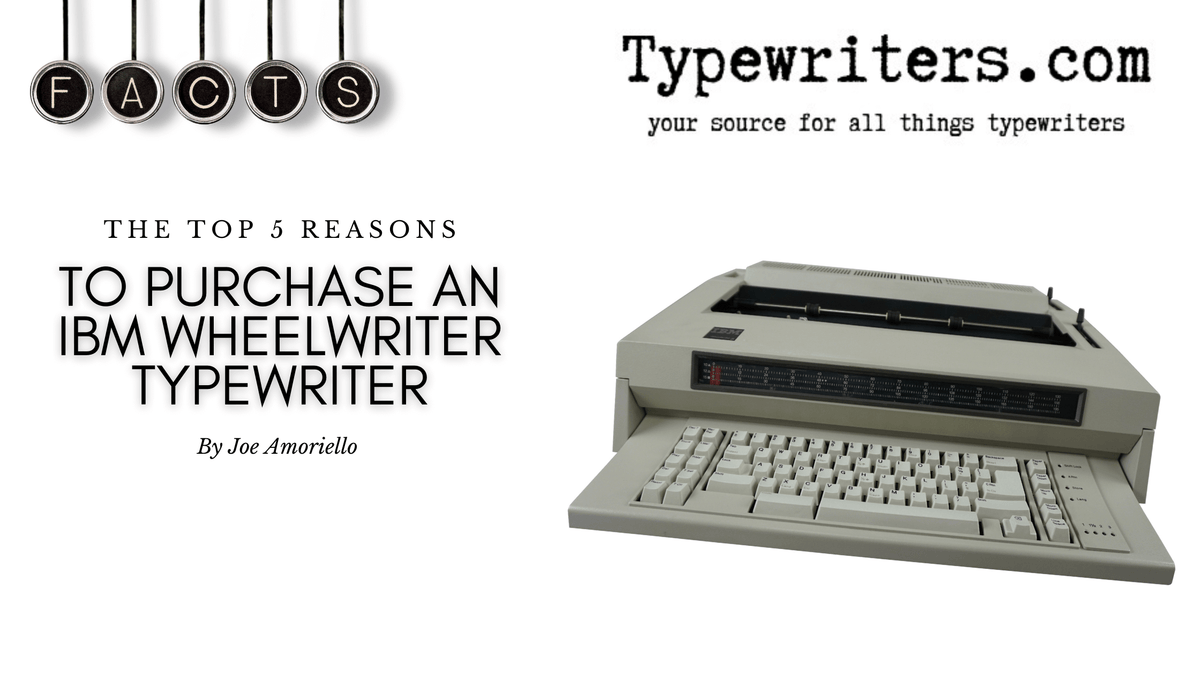 IBM Wheelwriter: The Iconic Typewriter of the Modern Era