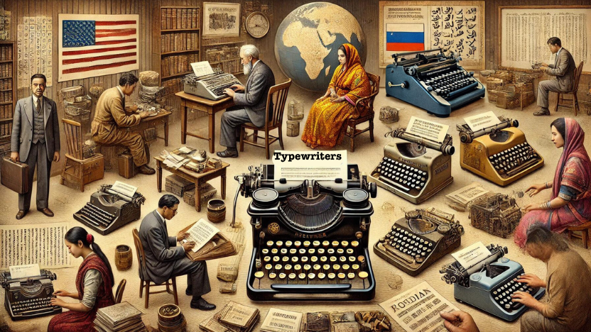 Typewriters Around the World: A Global Perspective on Typing