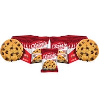 Classic Cookie Soft Baked Chocolate Chip Cookies made with Mini Chocolate Pieces, 2 Boxes, 16 Individually Wrapped Cookies