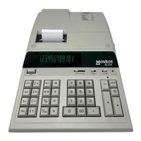 Monroe 8130X 12-Digit Basic Function Heavy Duty Accounting Printing Calculator