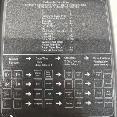 Monroe ClassicX 12-Digit Heavy-Duty Printing Calculator