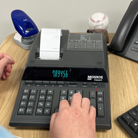 Monroe ClassicX 12-Digit Heavy-Duty Printing Calculator