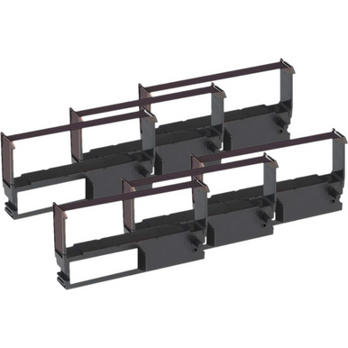 Monroe Compatible Epson ERC-32BK Black Ribbon Cartridges, 6 Pack