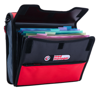 Med Manager Deluxe Medicine Organizer and Pill Case