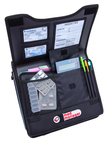 Med Manager Medicine Supply Organizer with Insulin Cooler