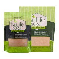 NuLife Low GI Sugar, 2 Pound Bag, All-Natural Low Glycemic Raw Sugar Cane