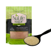 NuLife Low GI Sugar, 1 Pound Bag, All-Natural Low Glycemic Raw Sugar Cane