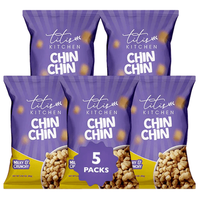 Titi's Kitchen Chin Chin Nigerian Snack (5-Pack)