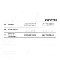 IBM Actionwriter Berlin 1012 Printwheel by Rarotype