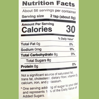 NuLife Low GI Sugar, 1 Pound Bag, All-Natural Low Glycemic Raw Sugar Cane