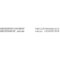 Adler/Royal Berlin Italic 1012 International Printwheel by Rarotype