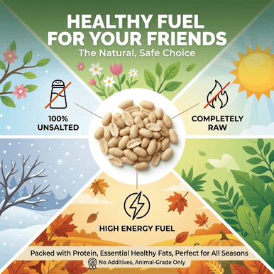 Wakefield Virginia raw unsalted shelled peanuts with protein, healthy fats, and energy for wildlife