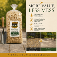 Wakefield Virginia Peanuts 10 lb shelled wildlife peanuts with no messy shells for bird feeding