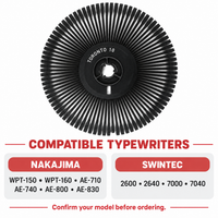 Toronto 10 printwheel compatibility guide listing supported Nakajima and Swintec typewriter models