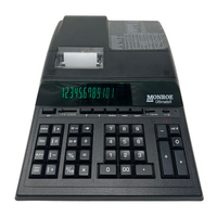 Monroe UltimateX 12-Digit Programmable Heavy-Duty Accounting Printing Calculator With Edit/Reprint Capabilities