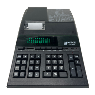 Monroe UltimateX 12-Digit Programmable Heavy-Duty Accounting Printing Calculator With Edit/Reprint Capabilities