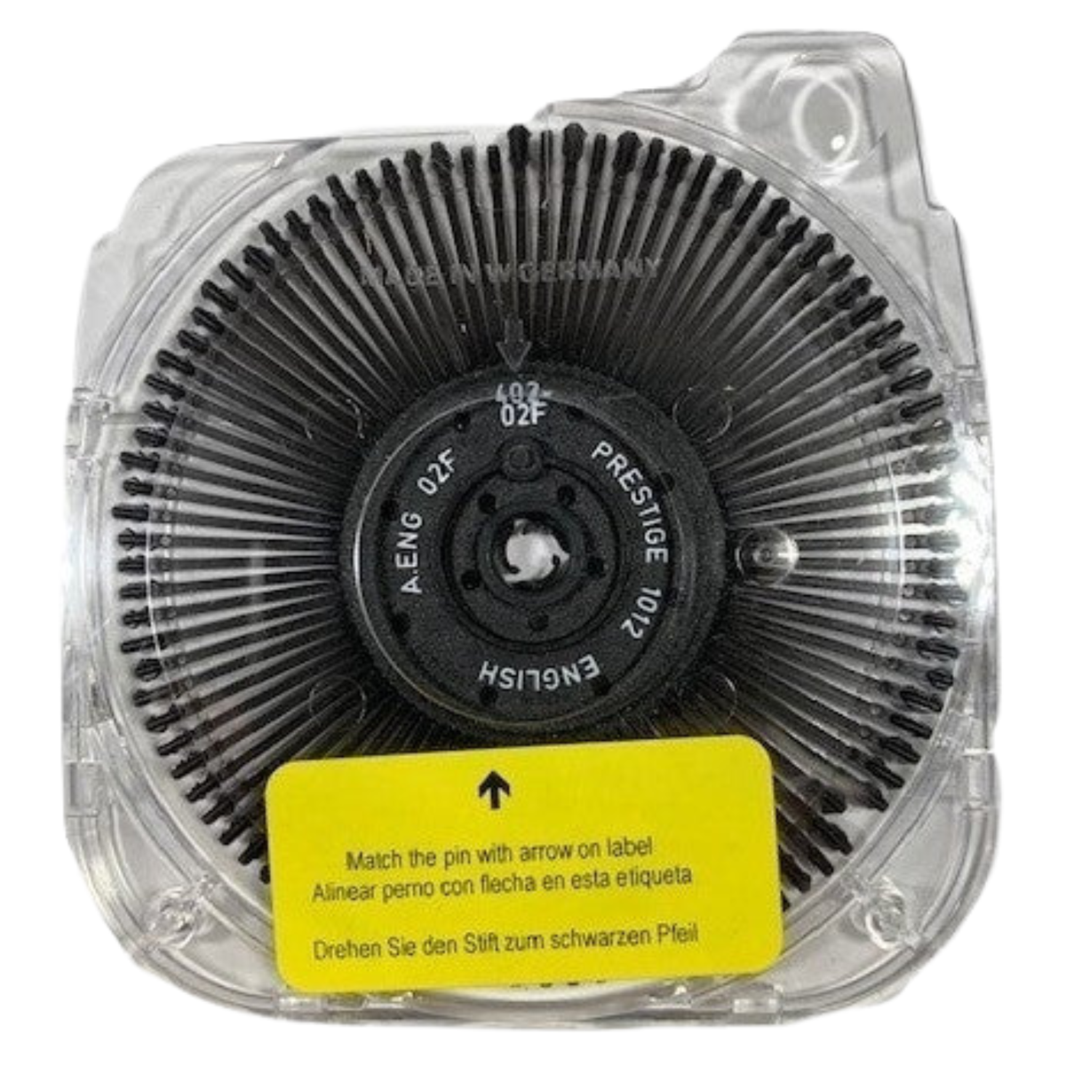 Rarotype Brother 402 Prestige 10/12 English daisywheel replacement printwheel