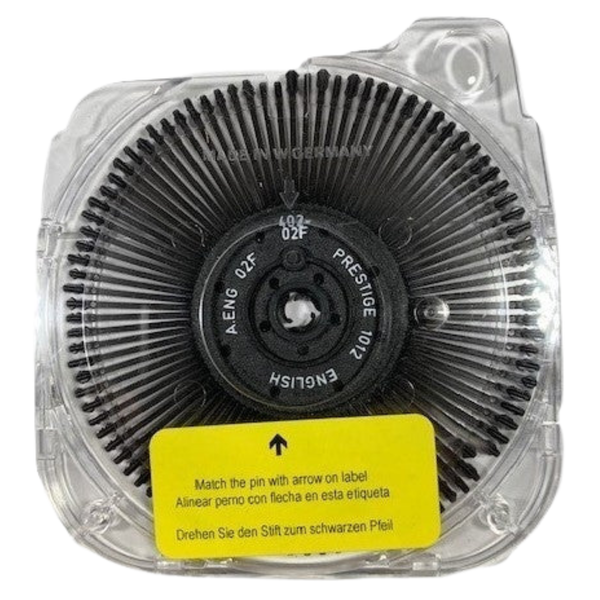 Rarotype Brother 402 Prestige 10/12 English daisywheel replacement printwheel
