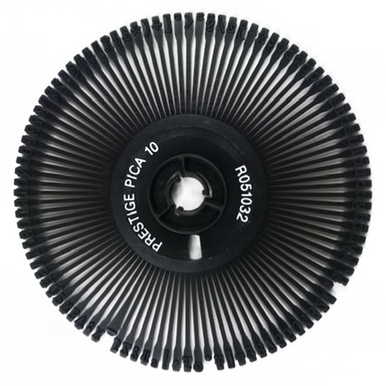 Rarotype Prestige Pica 10 replacement printwheel for compatible Nakajima and Swintec electronic typewriters