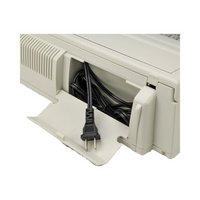 Royal Scriptor built-in power cord storage compartment with AC power cord